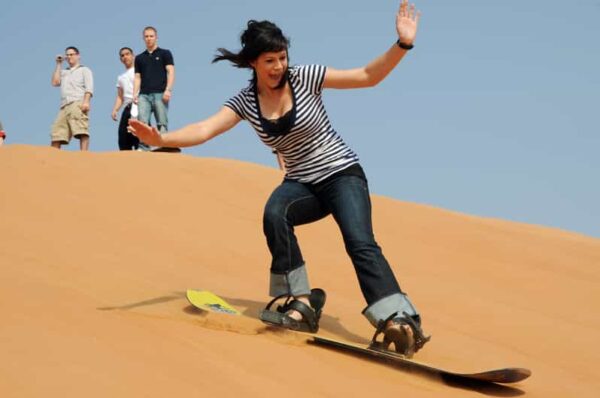 Sandboarding in Agadir