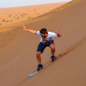 Sandboarding in Agadir