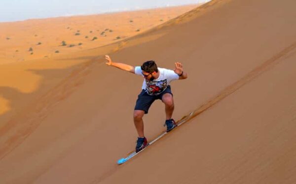 Sandboarding in Agadir