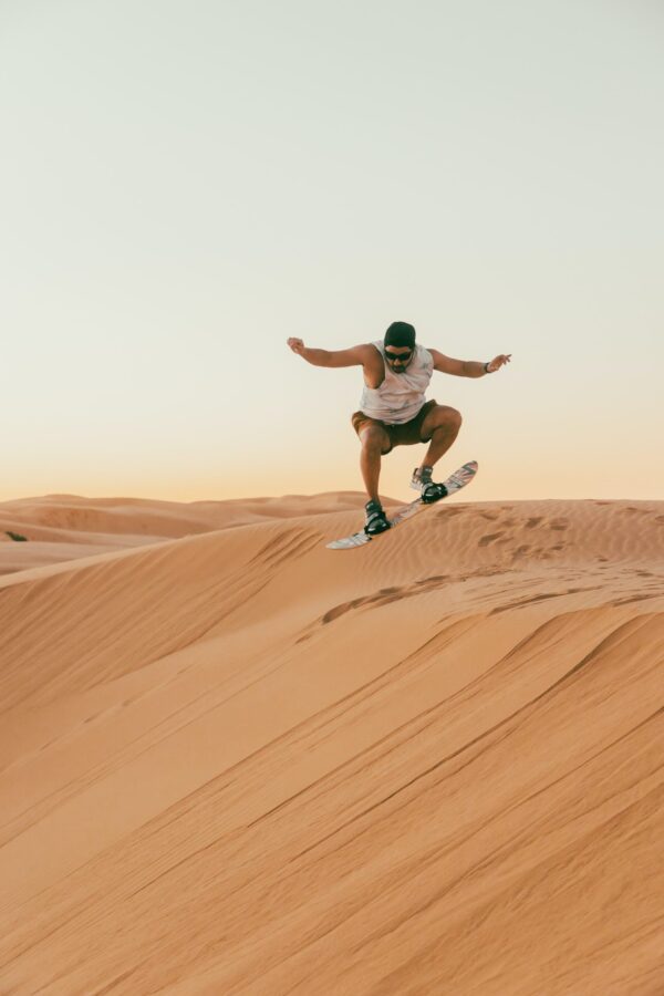 Sandboarding in Agadir